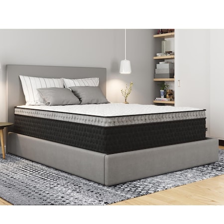Kd Mobiliario 14 in. Nova Lux Copper Cool Hybrid Mattresses - Medium KD2939902
